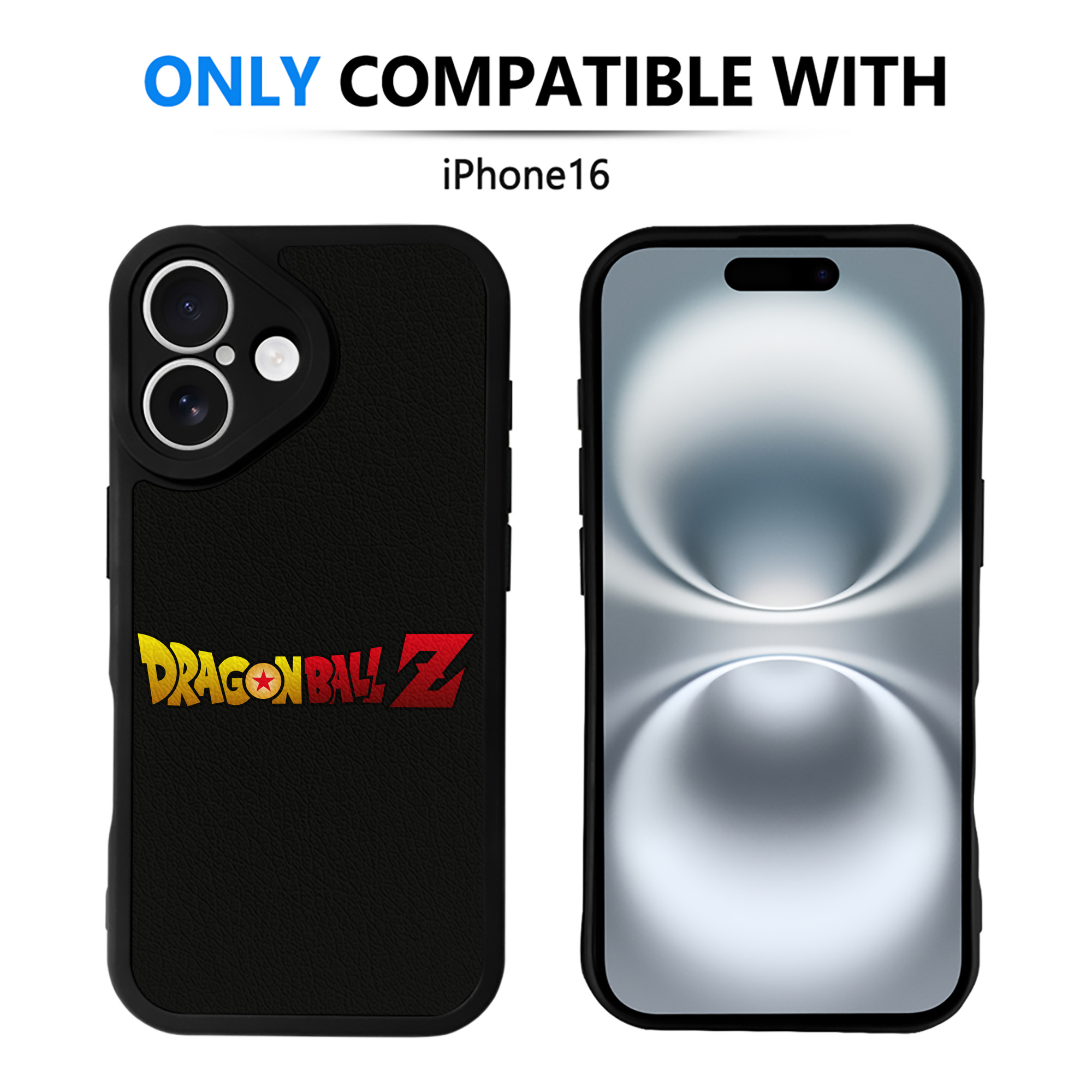 （画像用） ドラゴンボール DRAGON BALL 【iPhone 16シリーズ対応】シリコンスマホケース（レザー調） 材質：シリコン